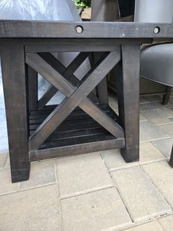 Solid Wood End Table / Nightstand – Jaxon Collection (Living Spaces)
