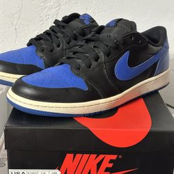 2015 AIR JORDAN 1 RETRO LOW “Royal” Sz9.5