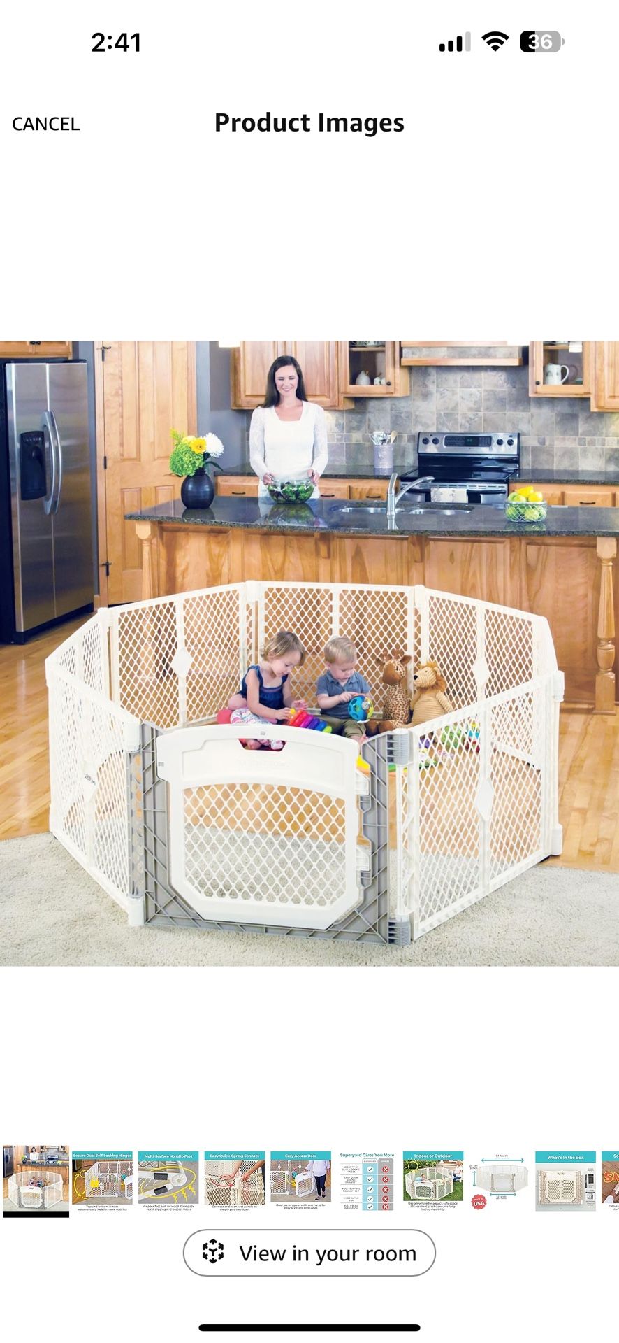 Toddler playyard/playpen
