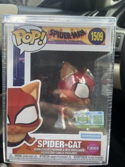 Funko POP! Ultra Flocked Spider Cat Spiderverse #1509 LE 5,000 
