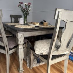 Gray Dining Room Set