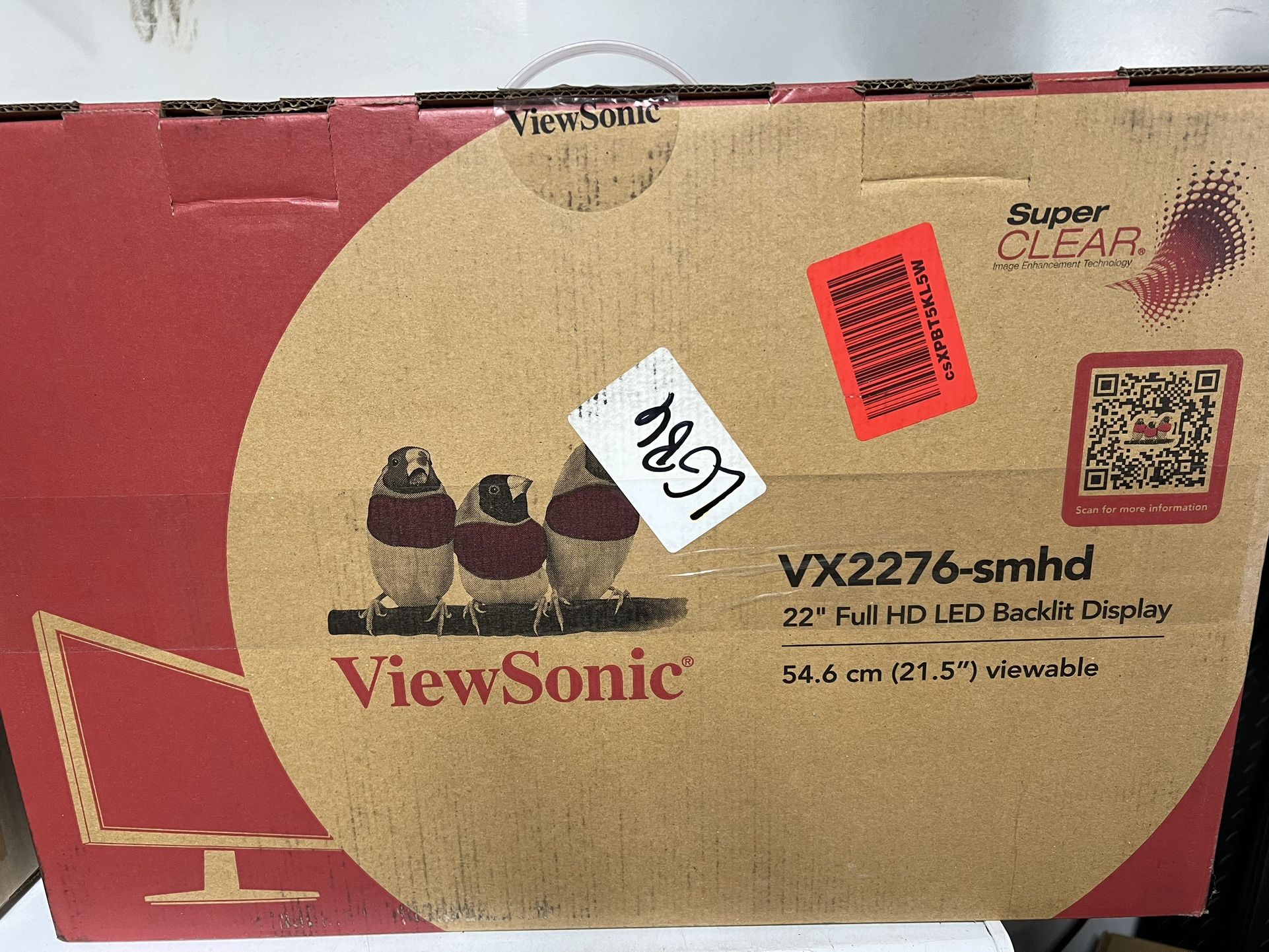 ViewSonic Monitor 22” VX2276 SMHD