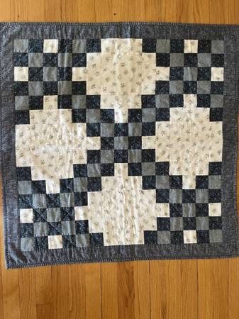 NEW Hand Crafted Lap Quilt - 30" x 30"