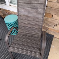 Three Out Side Chairs 