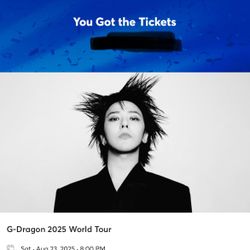 G-Dragon Concert @Newark 8/23 Sat