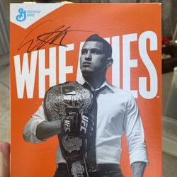 ANTHONY PETTIS UFC CHAMPION SIGNED AUTOGRAPHED WHEATIES BOX 