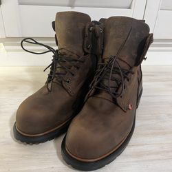 Red Wing DynaForce Brown Size 10.5 (Steel Toe Work Boots)