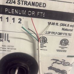 Genesis 22 AWG 6C Str Shielded Plenum,