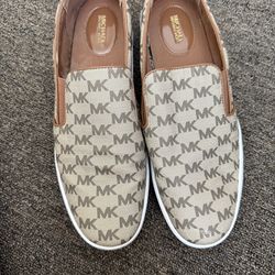 Michael Kors printed Slip On Loafers size 11