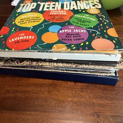 Top Teen dances 1961 and 1962 music album