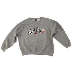 Vintage LOONEY TUNES Embroidered Sweatshirt Warner Brothers Studio Store XL   Embrace the nostalgia with this vintage LOONY TUNES Embroidered Sweatshi