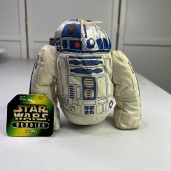Vintage 1997 Kenner Star Wars Buddies R2-D2 Plush Toy