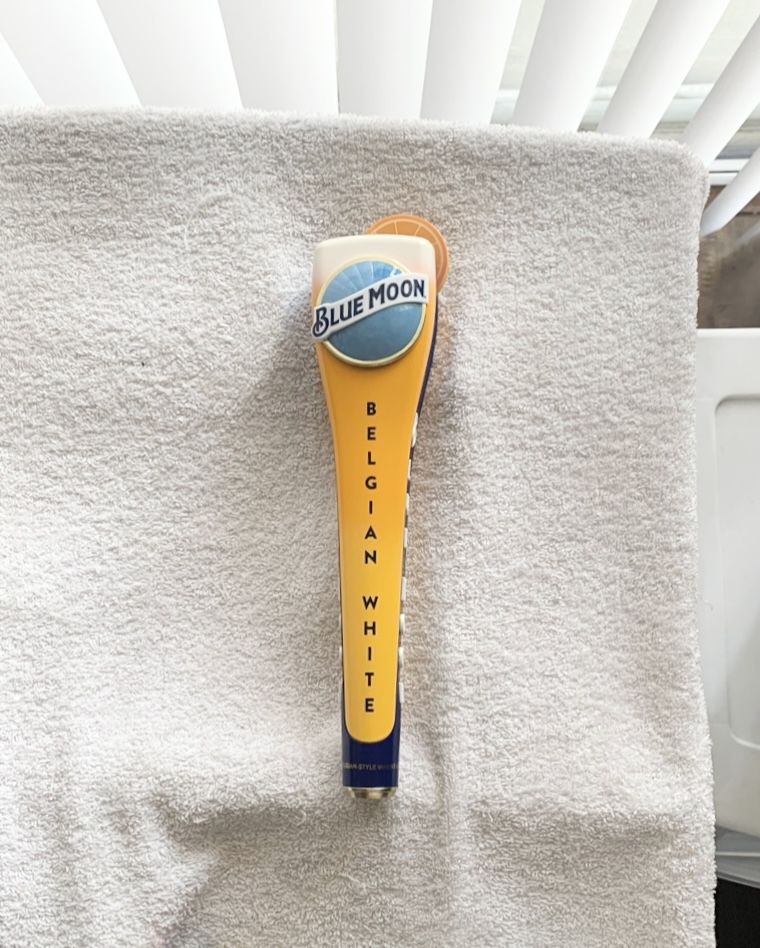 Blue Moon Brewing Figural Beer Tap Handle Rare Newest Style