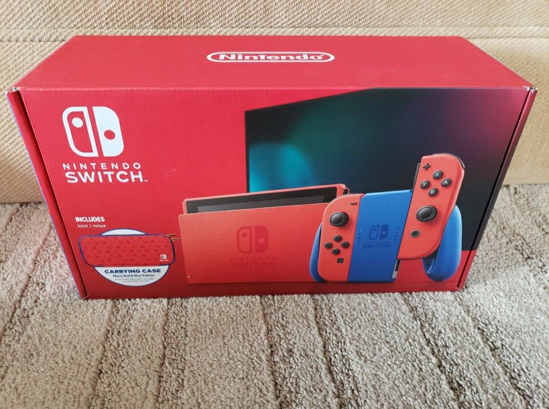 Nintendo Switch Super Mario Edition New 