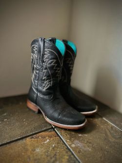 Black cowboy boots