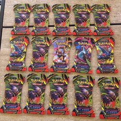 Pokémon TCG - Phantasmal Flame Sleeved Packs x15 SEALED