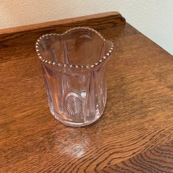 Antique EAPG glass vase - 4” high