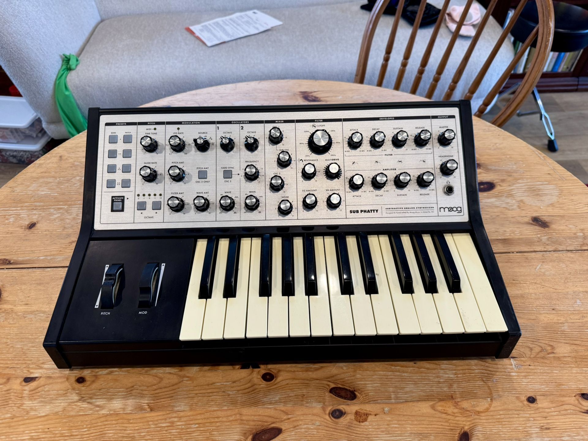 Moog Sub Phatty Analog Synthesizer