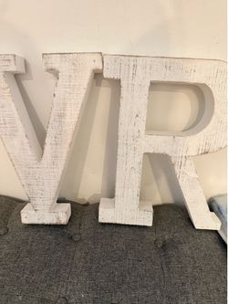 Rustic farmhouse Letters