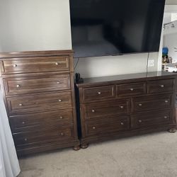 California King Solid Wood Bedroom Set 