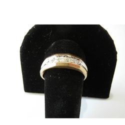 10k Gold Ring With Natural Diamond's 