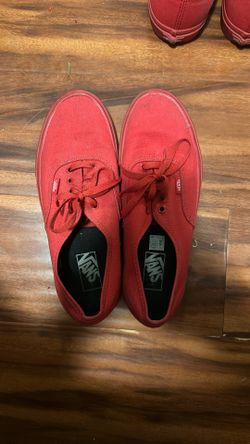 All Red Men’s 9.5 Vans