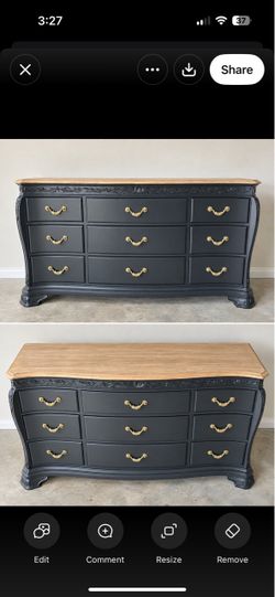 Wood dresser