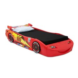Cars Kids Lighting McQueen Twin Bed 