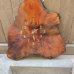 Wooden Slub Large Wall Clock