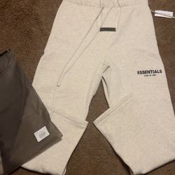 Essentials Pants (Light Oatmeal)
