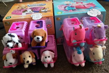 Dog/unicorn with pet carrier