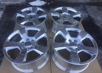 20” CHEVY TAHOE SUBURBAN SILVERADO AVALANCHE GMC YUKON SIERRA DENALI CADILLAC ESCALADE WHEELS RIMS