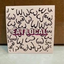‘Eat Local’  Breastfeeding Sticker
