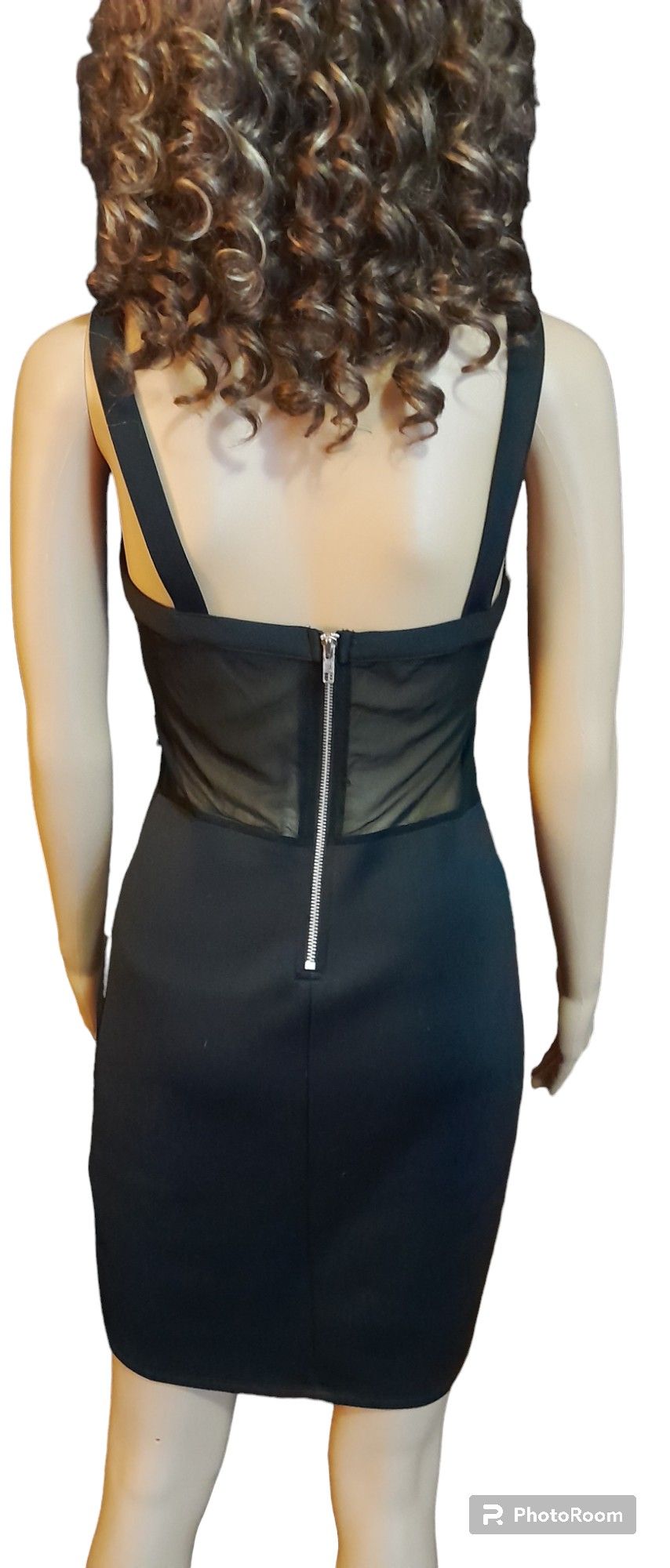 Women's Juniors Black Bongo Dress Size M