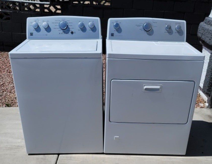 Kenmore Washer Machine And Gas Dryer Matching Set 