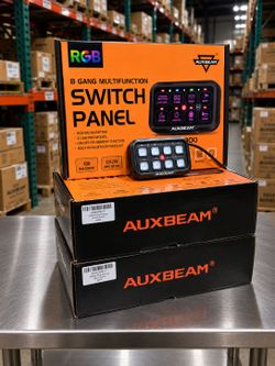 New Auxbeam 8 Gang Light Switch Panel