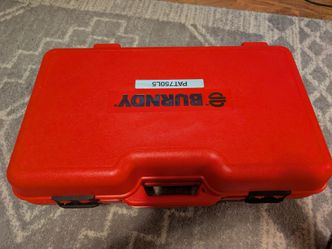 Burndy PAT750L5 Crimping Tool with case