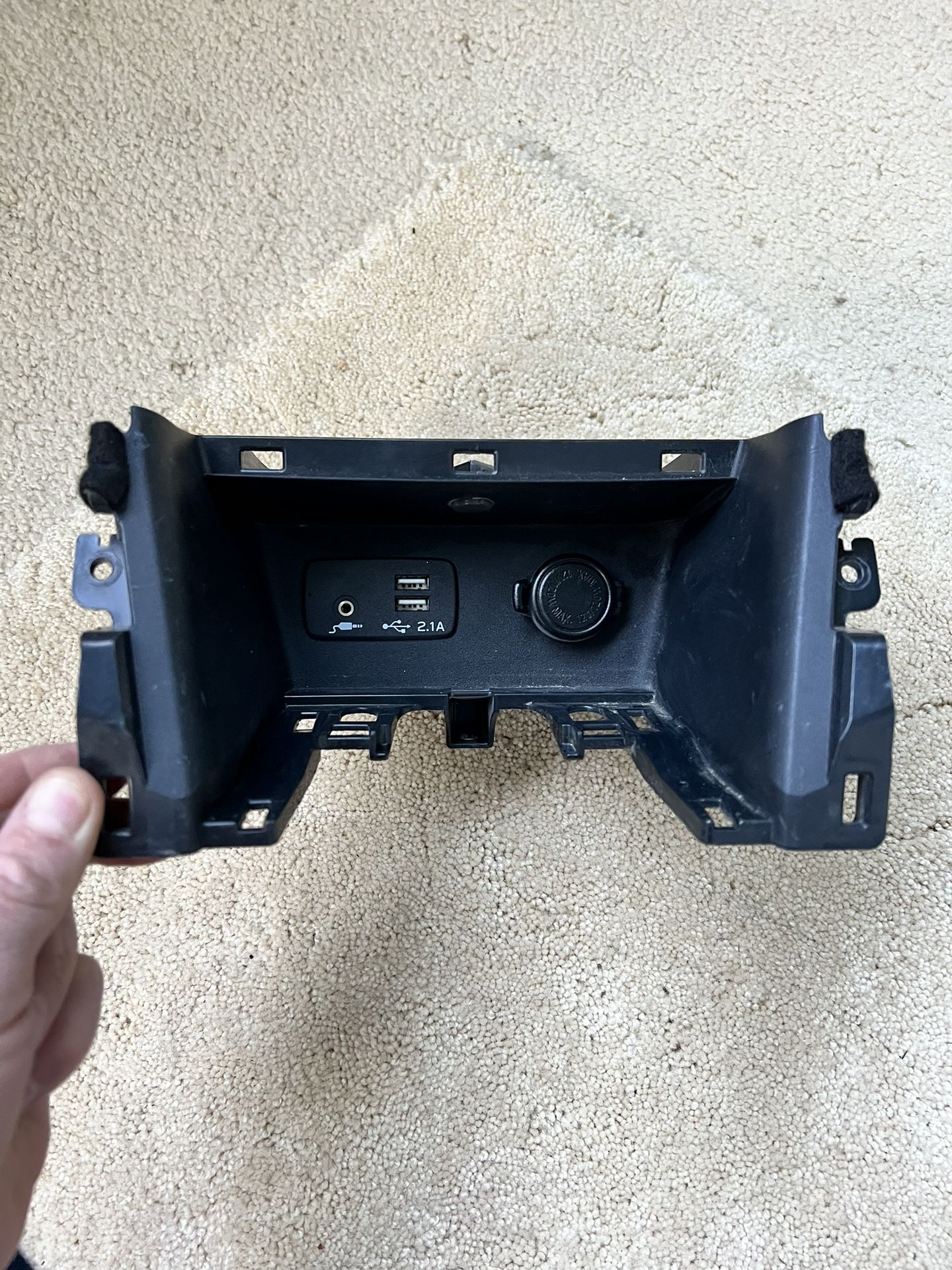 21 SUBARU Crosstrek Center Console Trim USB/cigarette Lighter OEM