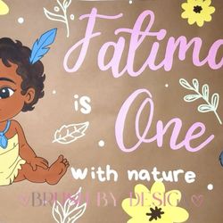 Custom Painted Birthday Banner