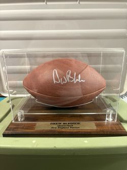 Drew Bledsoe Autograph Signed Football