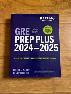 Kaplan GRE Prep Plus Book