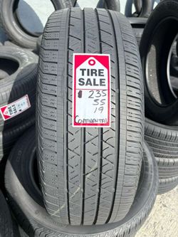 235-55-19 Continental CrossContact Full Used Tire Set $240 Free Mounting And Balancing