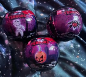 Little Terrors Halloween Blind Ball Toys Set of 3