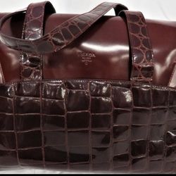 Vintage Large Burgundy Leather Prada Bag made for Bergdorf Goodman for Sale  in Frisco, TX - OfferUp