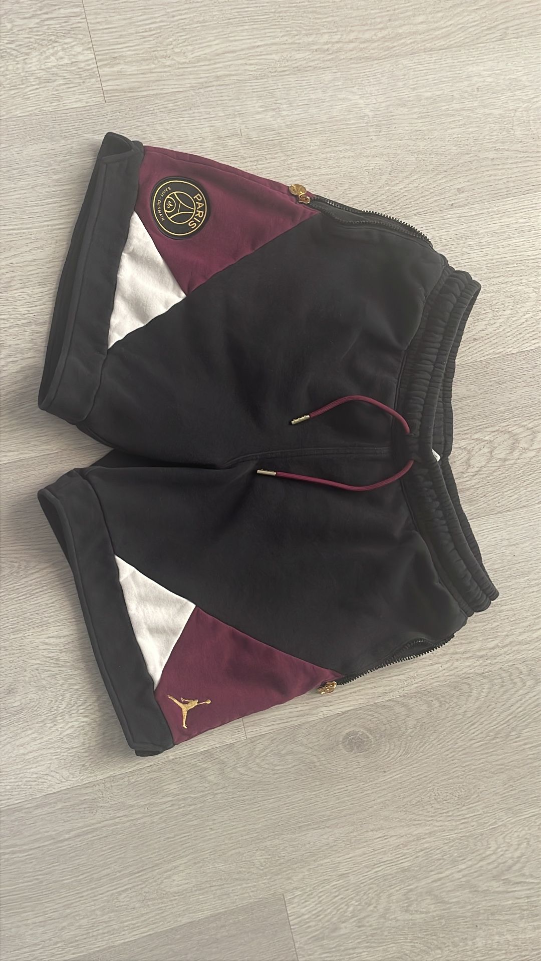 Jordan PSG Paris Saint Germain Fleece Jogger Pants Black And Shorts 🩳