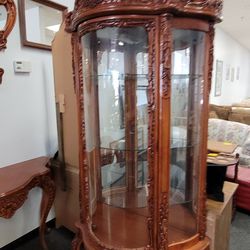 Antique Majestic Curio Cabinet 