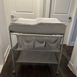 Baby Changing Table with Wheels
