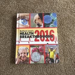Bottom Line's Health Breakthroughs 2016 Hardcover