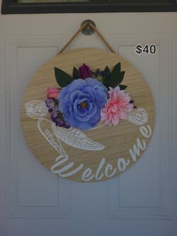 Handmade Welcome Sign