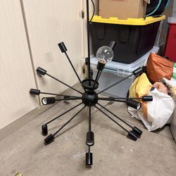 Eisenhower light bulb chandleir